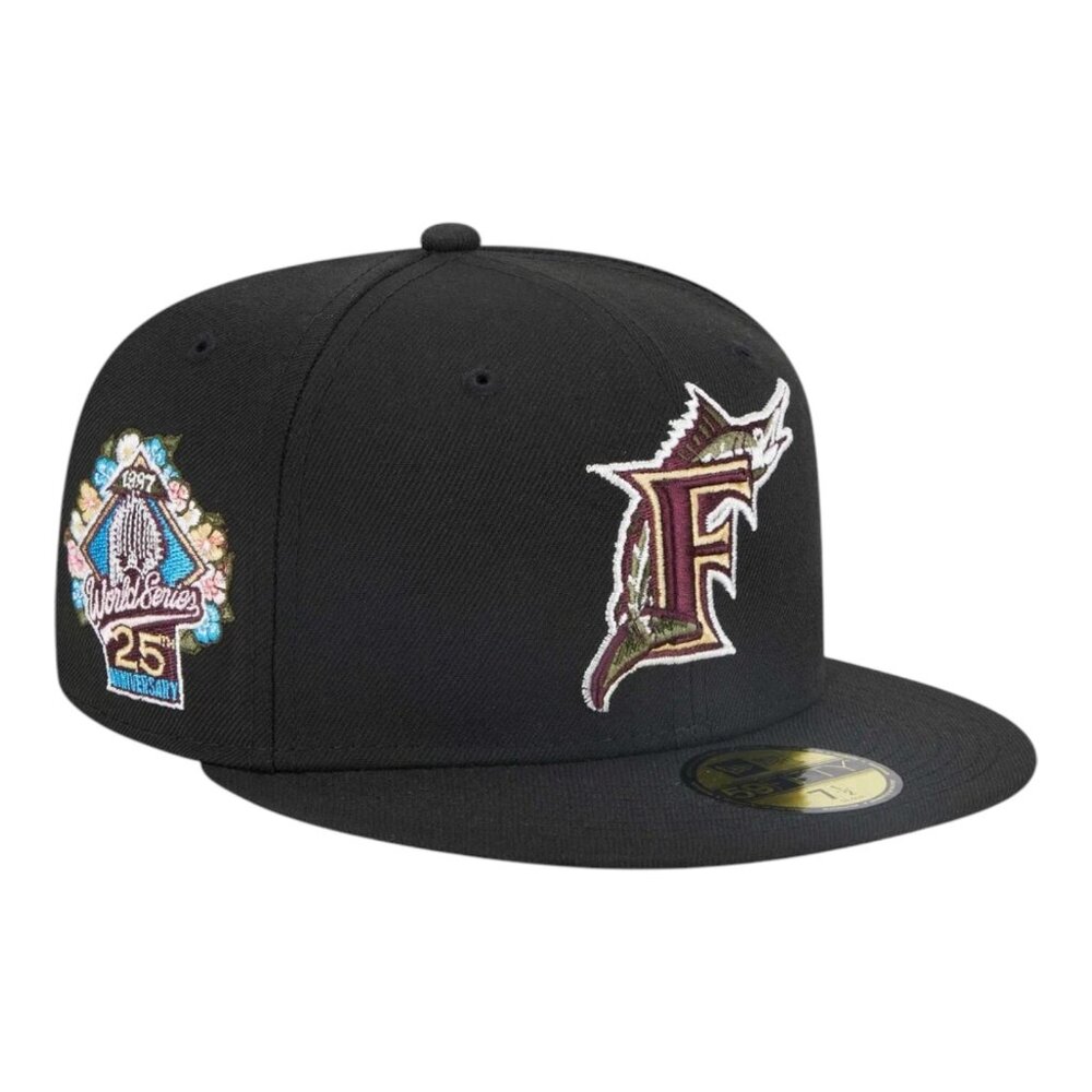 New Era Florida Marlins Botanical Fitted Hat 59FIFTY Cap - Picture 11 of 11